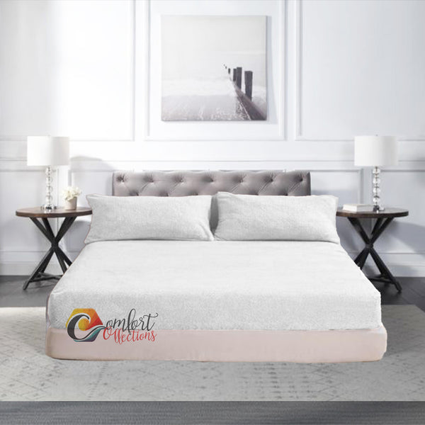 Fleece Fitted Bed Sheets Teddy Warm Sheets Matching Pillowcases Sold Separately