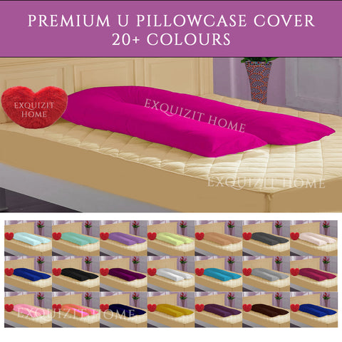 U Pillow Case 9FT Comfort Maternity Pregnancy Support Full Body PillowCase Cover