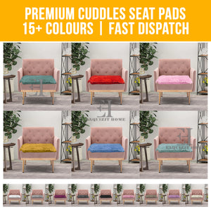 Teddy Cuddles Luxury Garden Tie Dining Seat Pads Foam Cushions Soft Chair Pads