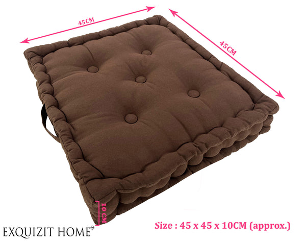 Booster Cushion Seat Pad Garden Dining Chair Armchair 45cm x 45cm + 10cm