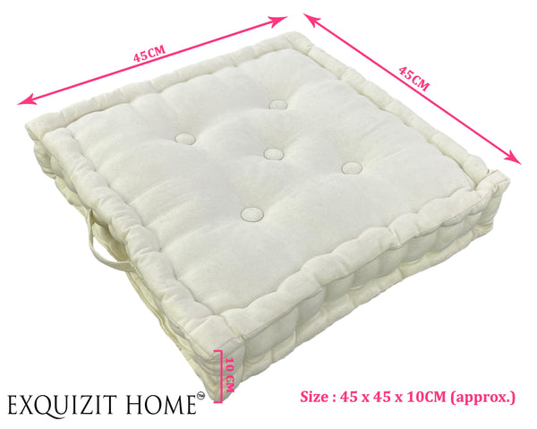 Booster Cushion Seat Pad Garden Dining Chair Armchair 45cm x 45cm + 10cm