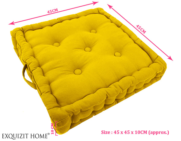 Booster Cushion Seat Pad Garden Dining Chair Armchair 45cm x 45cm + 10cm