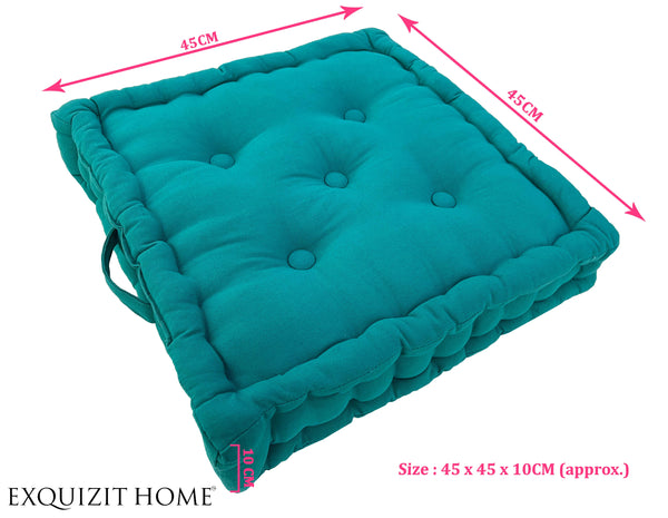 Booster Cushion Seat Pad Garden Dining Chair Armchair 45cm x 45cm + 10cm