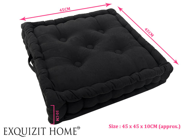 Booster Cushion Seat Pad Garden Dining Chair Armchair 45cm x 45cm + 10cm
