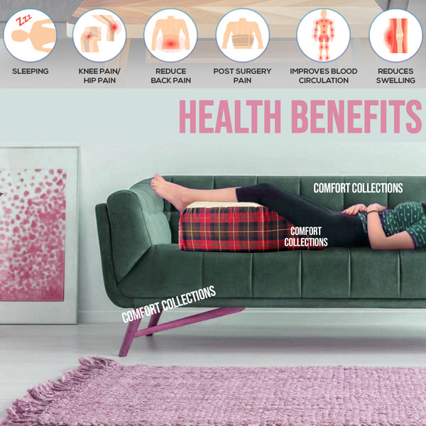 Elevating Memory Foam Leg Rest Support Cushion Reduce Back Hip Knee Pain