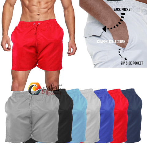 Mens Shorts Breathable Mesh Lining Swimming Beach Holiday Trunks Shorts
