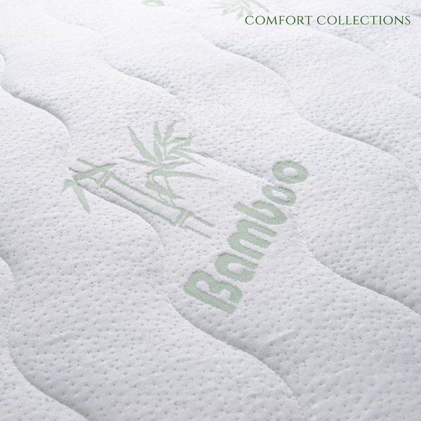 4CM Bamboo Memory Foam Mattress Topper Orthopedic Thick Zipped Cover