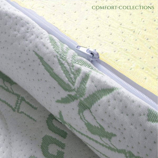 4CM Bamboo Memory Foam Mattress Topper Orthopedic Thick Zipped Cover