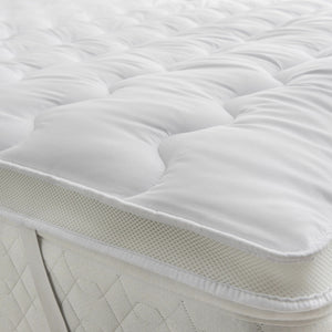 5cm Microfiber Air Flow Mattress Topper Hollow Fiber Filling Anti Allergic
