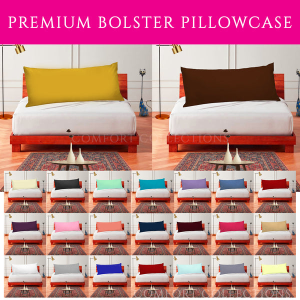 BOLSTER PILLOW CASE PREGNANCY MATERNITY ORTHOPEDIC NURSING SUPPORT PILLOW COVER