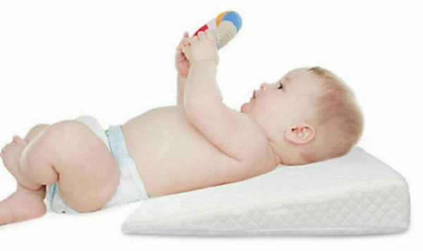 Baby Wedge Foam Pillow Anti Reflux Colic Congestion Toddler Sleep Safety Pillows