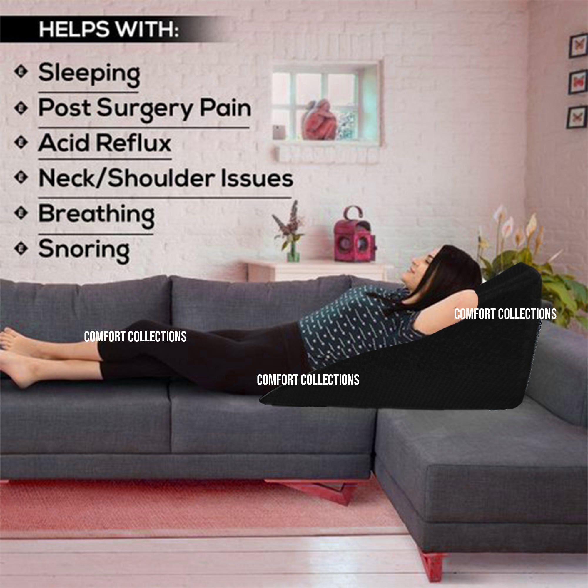 Wedge pillow cause online neck pain
