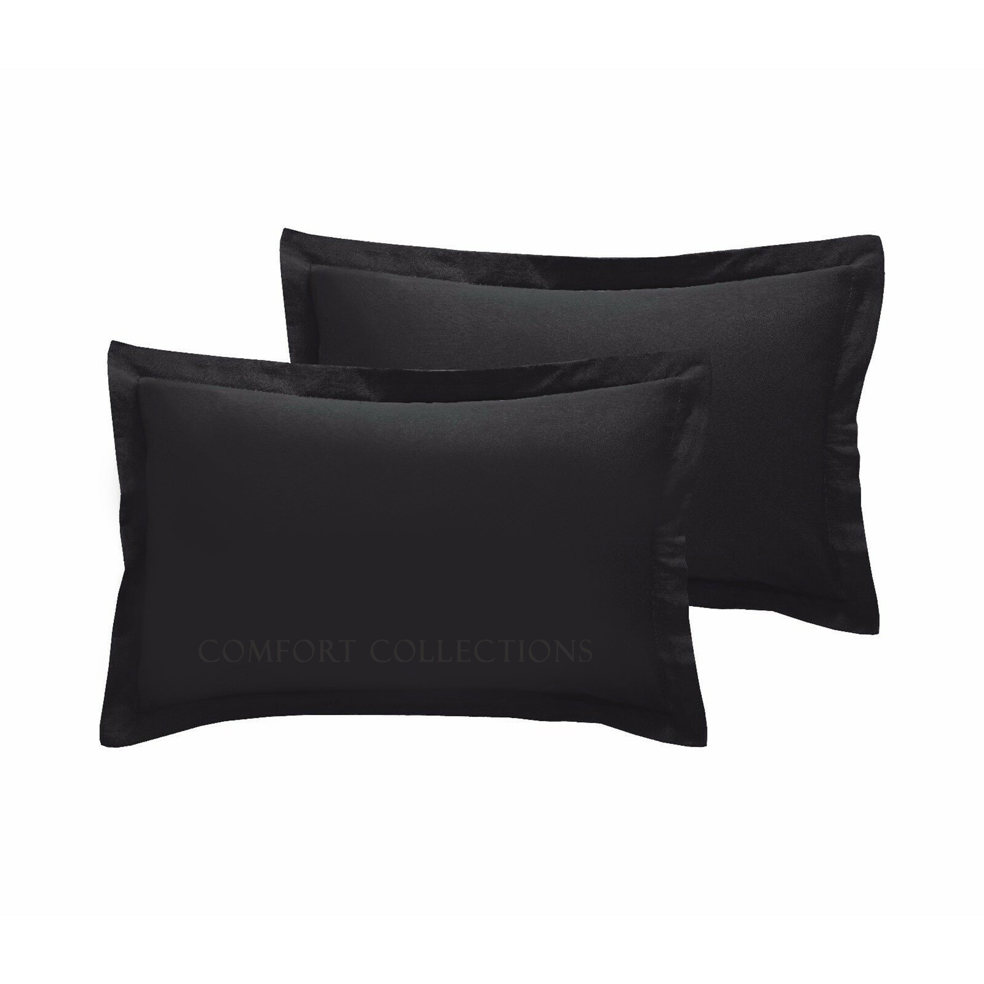 2 x Oxford Pillowcase Cover 100% Poly Cotton Super Soft Bedroom Pillow Case Pair