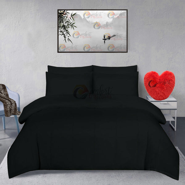 100% Brushed Cotton Flannelette Duvet Quilt Cover Set Pillowcase Thermal Bedding