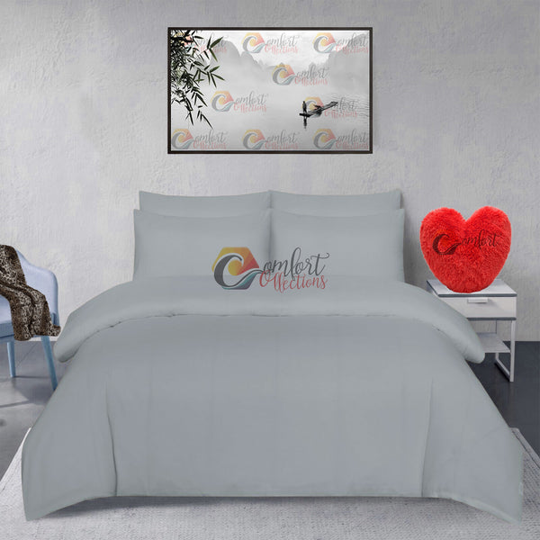 100% Brushed Cotton Flannelette Duvet Quilt Cover Set Pillowcase Thermal Bedding