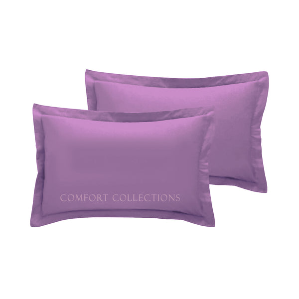 2 x Oxford Pillowcase Cover 100% Poly Cotton Super Soft Bedroom Pillow Case Pair