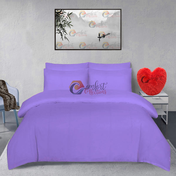 100% Brushed Cotton Flannelette Duvet Quilt Cover Set Pillowcase Thermal Bedding