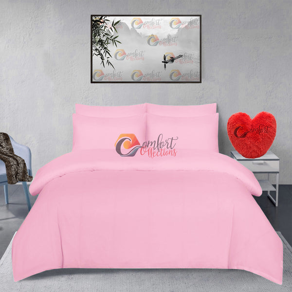 100% Brushed Cotton Flannelette Duvet Quilt Cover Set Pillowcase Thermal Bedding