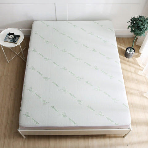 BAMBOO MATTRESS TOPPER PROTECTOR WATERPROOF EXTRA SOFT FULLY FITTED SKIRT 38cm