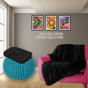 Luxury HUG & SNUG Teddy Cuddles Warm Fleece Throw Blanket 150 x 200cm Soft Throw