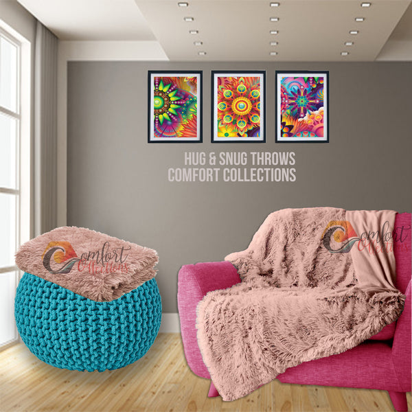 Luxury HUG & SNUG Teddy Cuddles Warm Fleece Throw Blanket 150 x 200cm Soft Throw