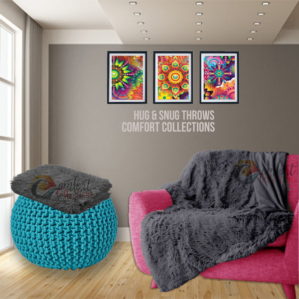 Luxury HUG & SNUG Teddy Cuddles Warm Fleece Throw Blanket 150 x 200cm Soft Throw
