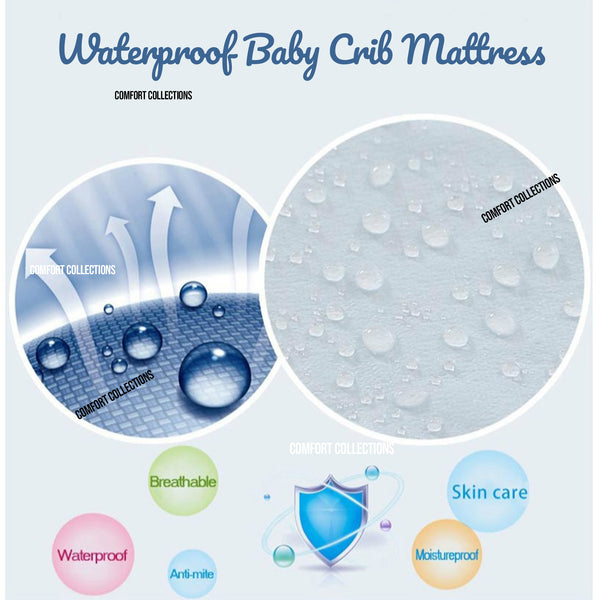 Baby Cot Mattress for Cot Bed / Crib Nursery Baby Breathable Quilted Cover