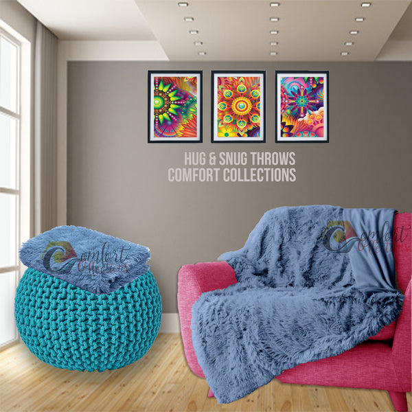 Luxury HUG & SNUG Teddy Cuddles Warm Fleece Throw Blanket 150 x 200cm Soft Throw