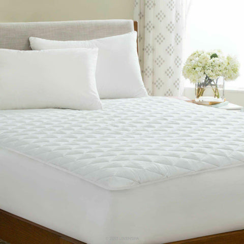 Extra Deep Mattress Quilted Protector Hollowfibre Elasticated Skirt 30cm