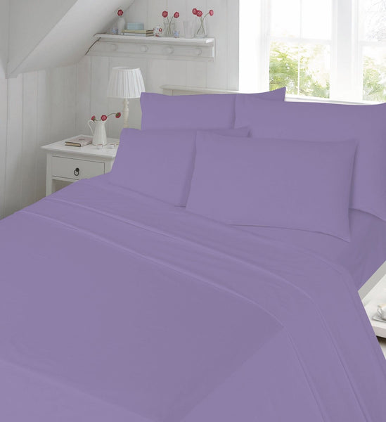 Flannelette Fitted Bed Sheet Cotton Thermal Soft With FREE MATCHING PILLOW CASE