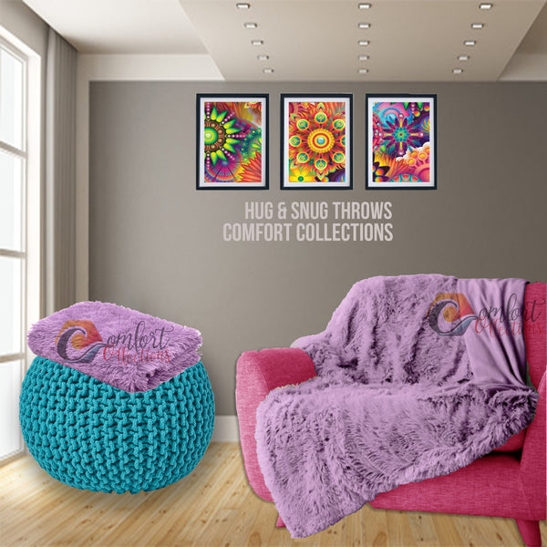 Luxury HUG & SNUG Teddy Cuddles Warm Fleece Throw Blanket 150 x 200cm Soft Throw