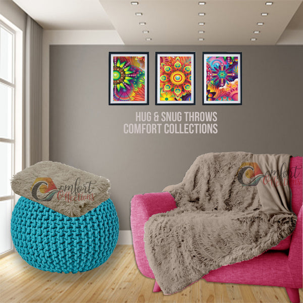 Luxury HUG & SNUG Teddy Cuddles Warm Fleece Throw Blanket 150 x 200cm Soft Throw
