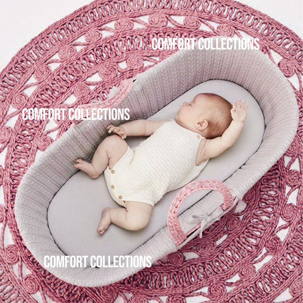 MOSES BASKET OVAL SHAPE FOAM MATTRESS ALL SIZES QUILTED COVER BABY MATTRESS