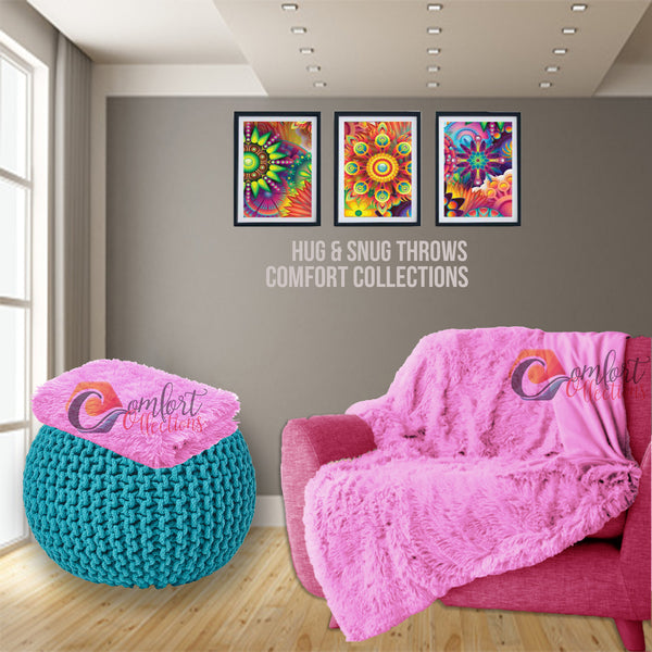 Luxury HUG & SNUG Teddy Cuddles Warm Fleece Throw Blanket 150 x 200cm Soft Throw
