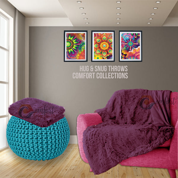 Luxury HUG & SNUG Teddy Cuddles Warm Fleece Throw Blanket 150 x 200cm Soft Throw