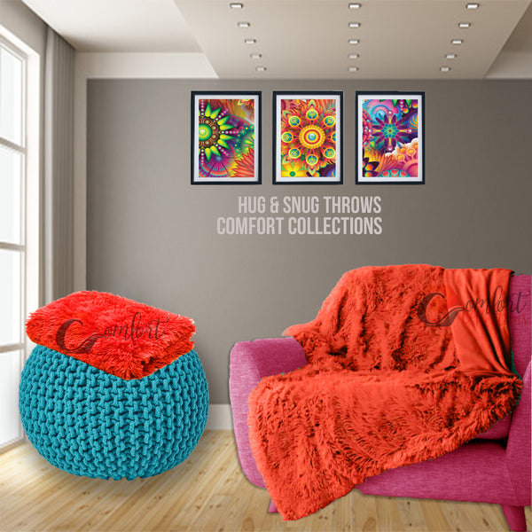Luxury HUG & SNUG Teddy Cuddles Warm Fleece Throw Blanket 150 x 200cm Soft Throw